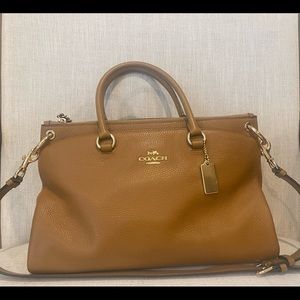 Coach Mia Satchel in Saddle